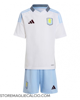 Aston Villa Maglia Gara Trasferta Repliche 2024-25 Bambino